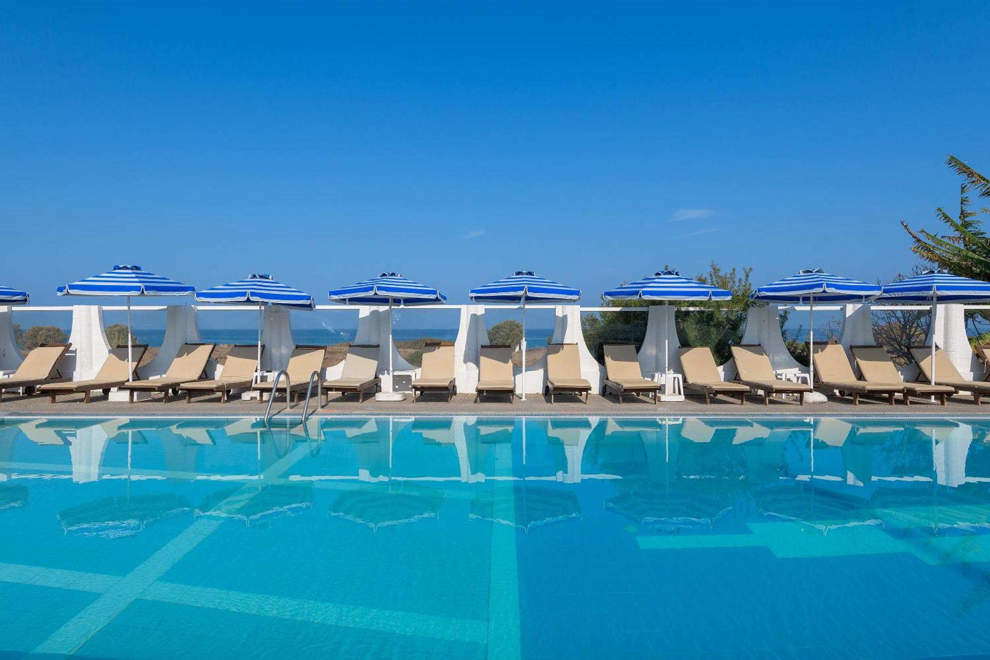 Nirvana Beach Hotel Theologos  Bagian luar foto