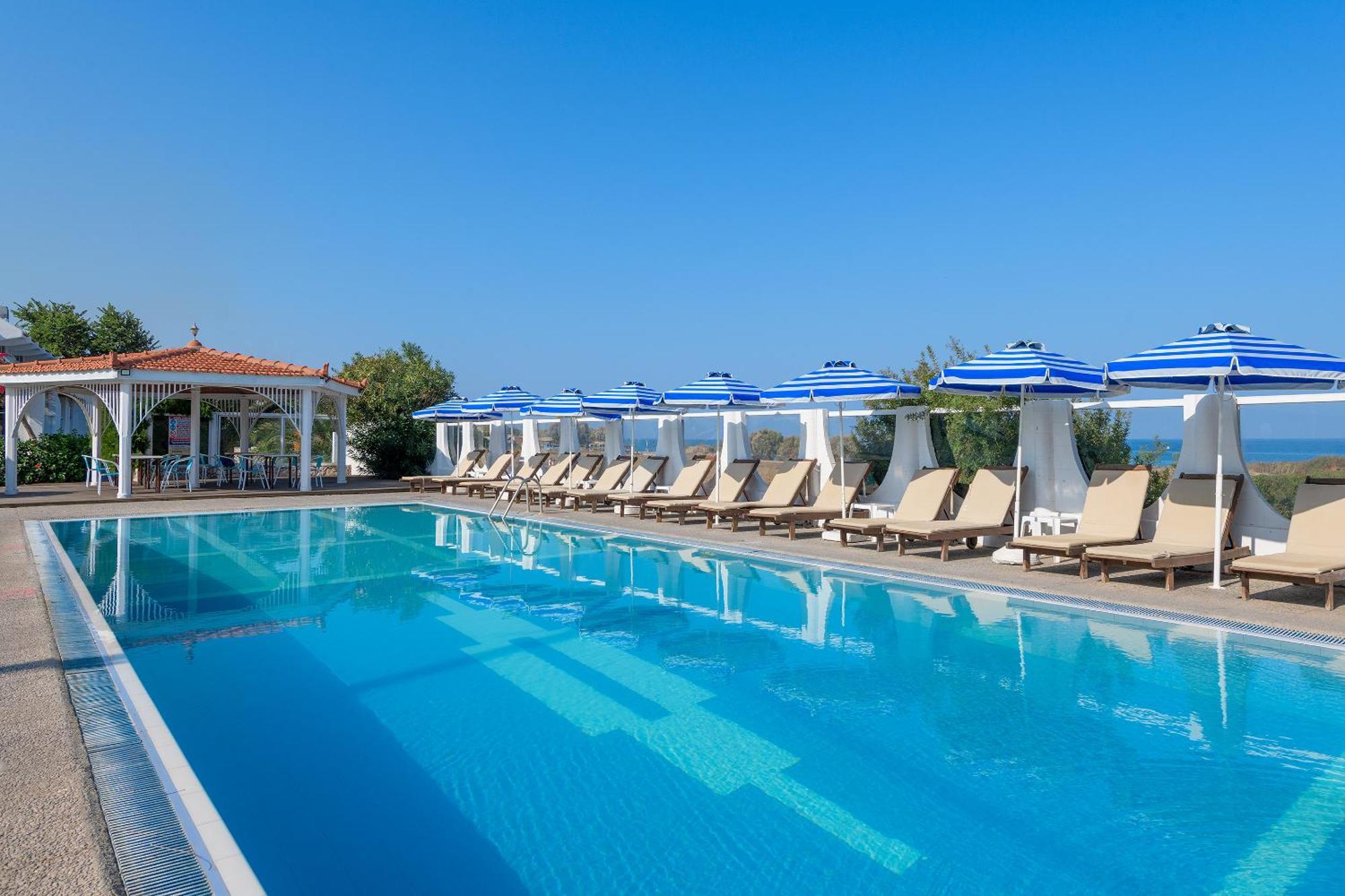 Nirvana Beach Hotel Theologos  Bagian luar foto