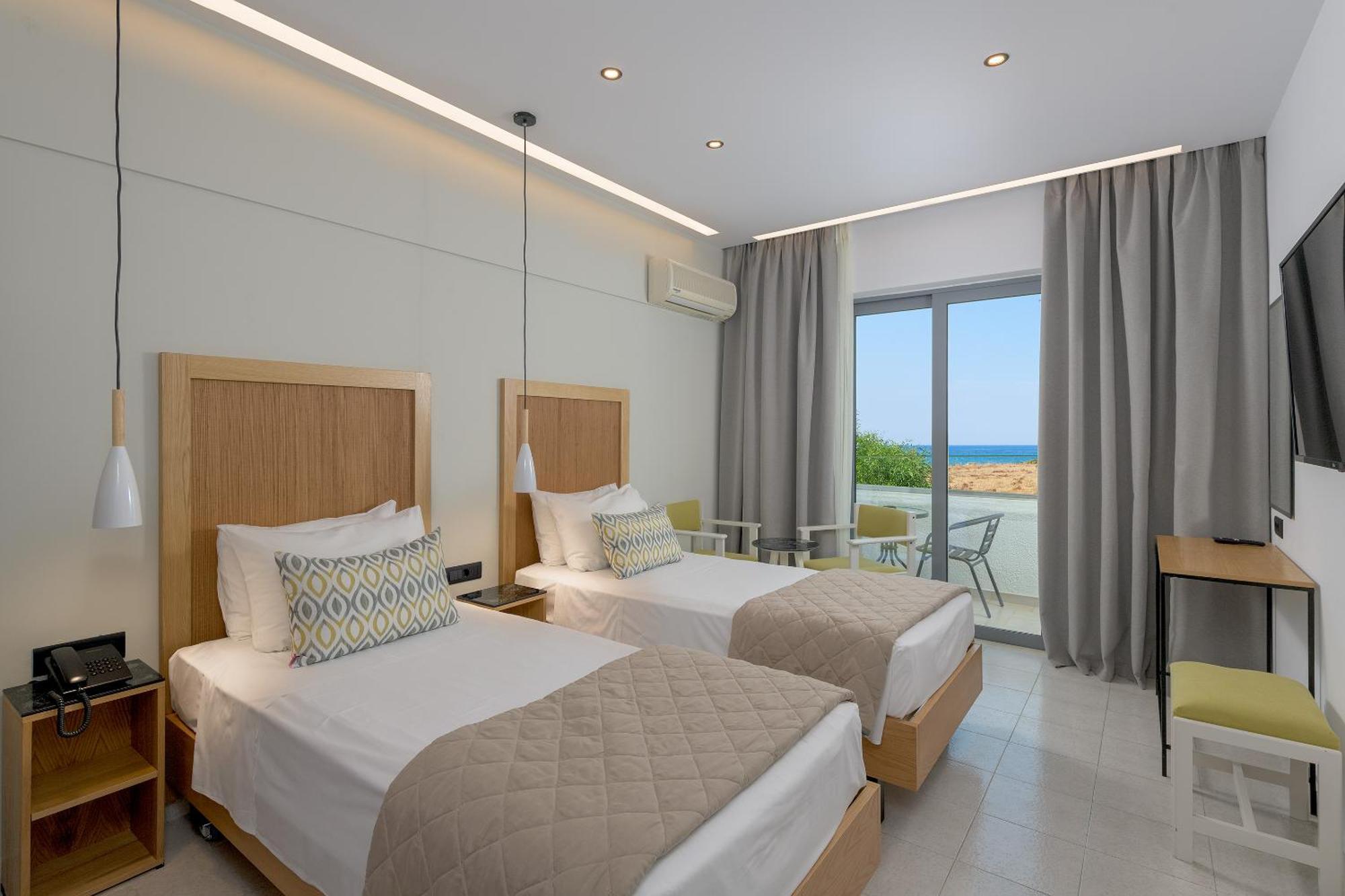 Nirvana Beach Hotel Theologos  Bagian luar foto